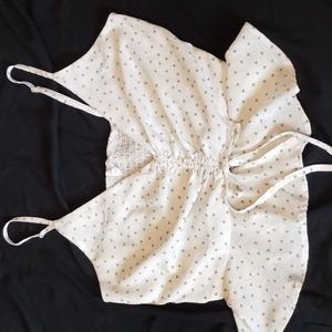 L.A. hearts size medium spaggeti strap crop top